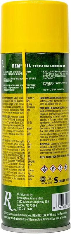 Rem Oil Aerosol, 10 oz, Aerosol